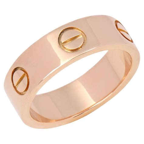 cartier love ring gold used|cartier ring 750 52833a 1t0.